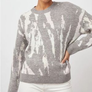 NWT Rails Virgo Tie Dye Sweater, Grey Tie Dye